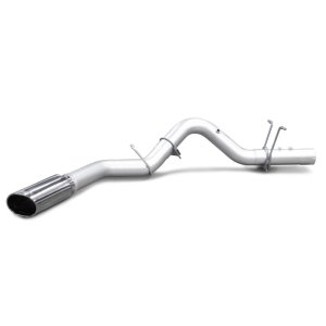 GMC Sierra 3500 Performance Exhaust - Single Rear Exit - Banks Power - Monster Exhaust System with Chrome SideKick Tip - Chrome - `17-`19